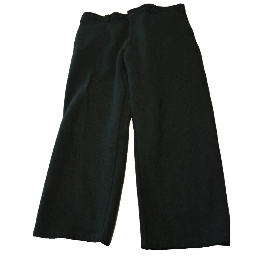 VTG Codet Heavy Wool Hunting Pants Green 44x27 Warm Winter Workwear Canada